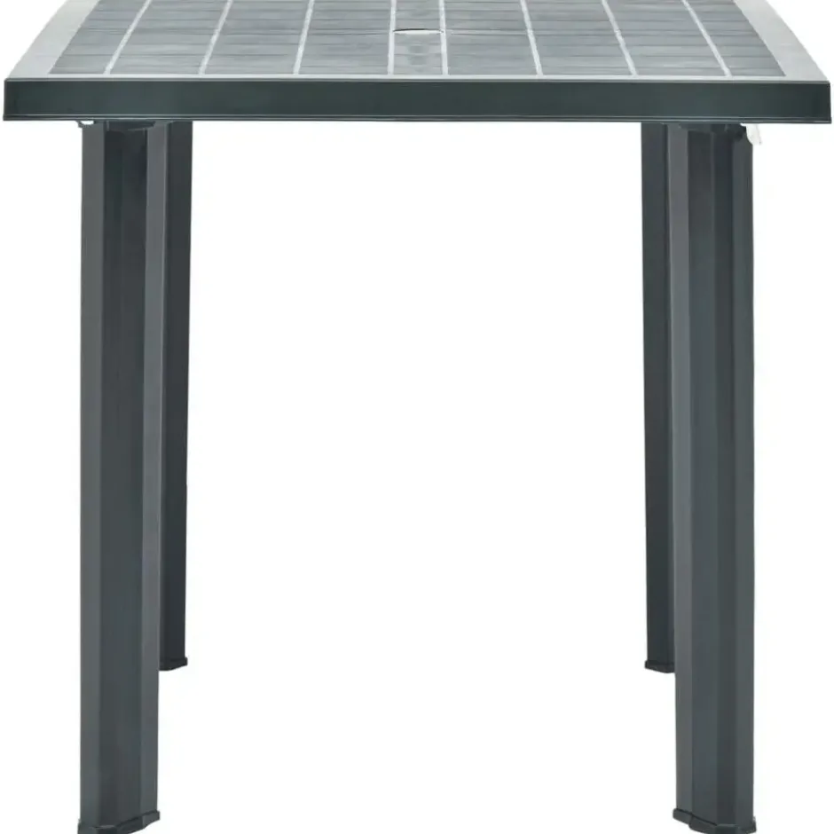 vidaXL - Tuintafel - Groen - Kunststof
