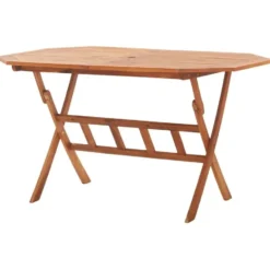 vidaXL - Tuintafel inklapbaar - Bruin - Massief acaciahout - 135 x 85 x 75 cm