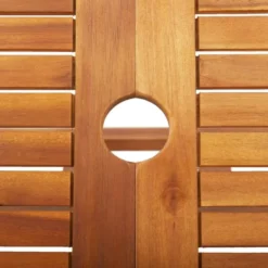 vidaXL - Tuintafel inklapbaar - Bruin - Massief acaciahout - 135 x 85 x 75 cm