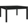 vidaXL - Tuintafel - Zwart - Massief grenenhout - 82.5 x 82.5 x 45 cm