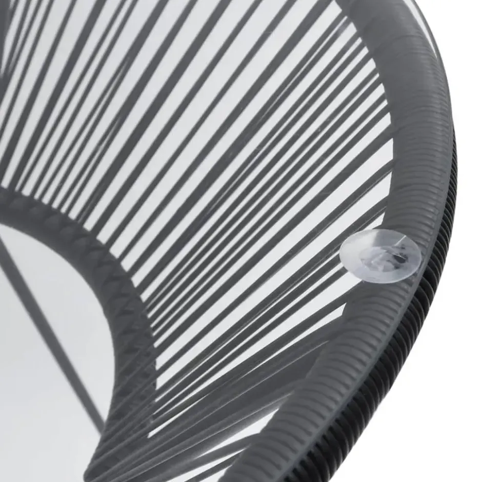 vidaXL - Tuintafel - Zwart - Rattan