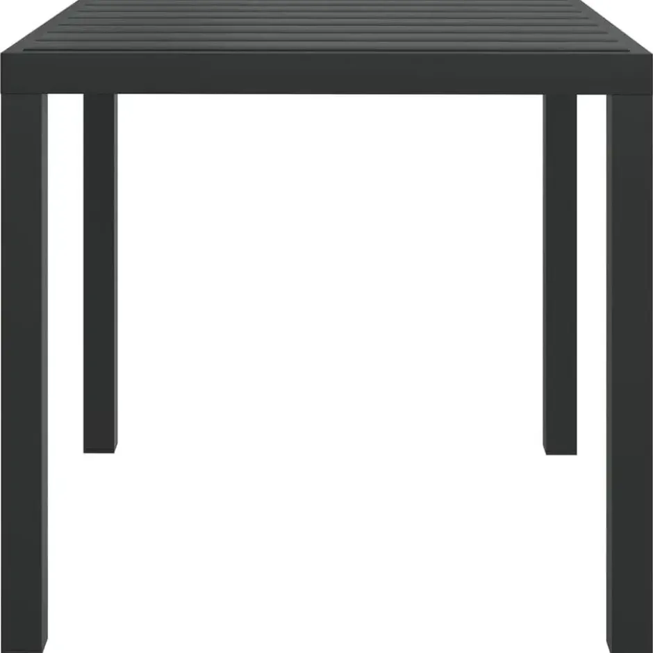 vidaXL - Tuintafel - Zwart - WPC - 80 x 80 x 74 cm
