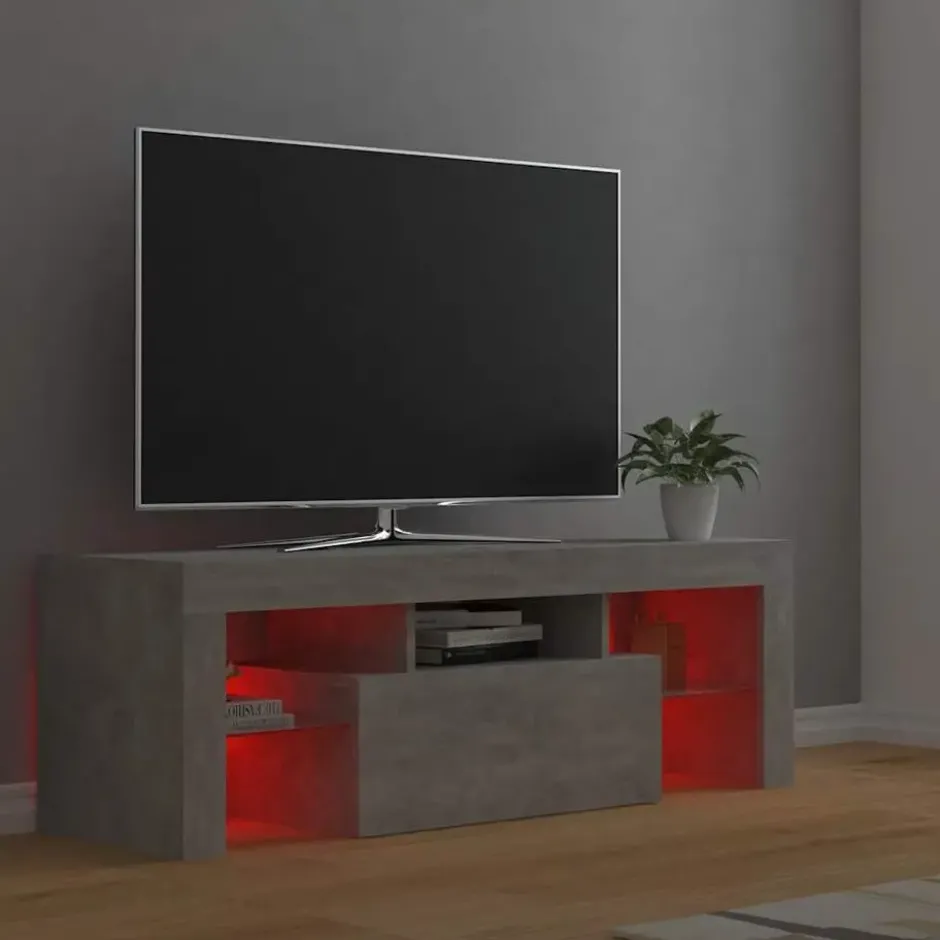 vidaXL - Tv-kast - Grijs - Bewerkt hout