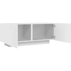 vidaXL - Tv-kast - Wit - Bewerkt hout
