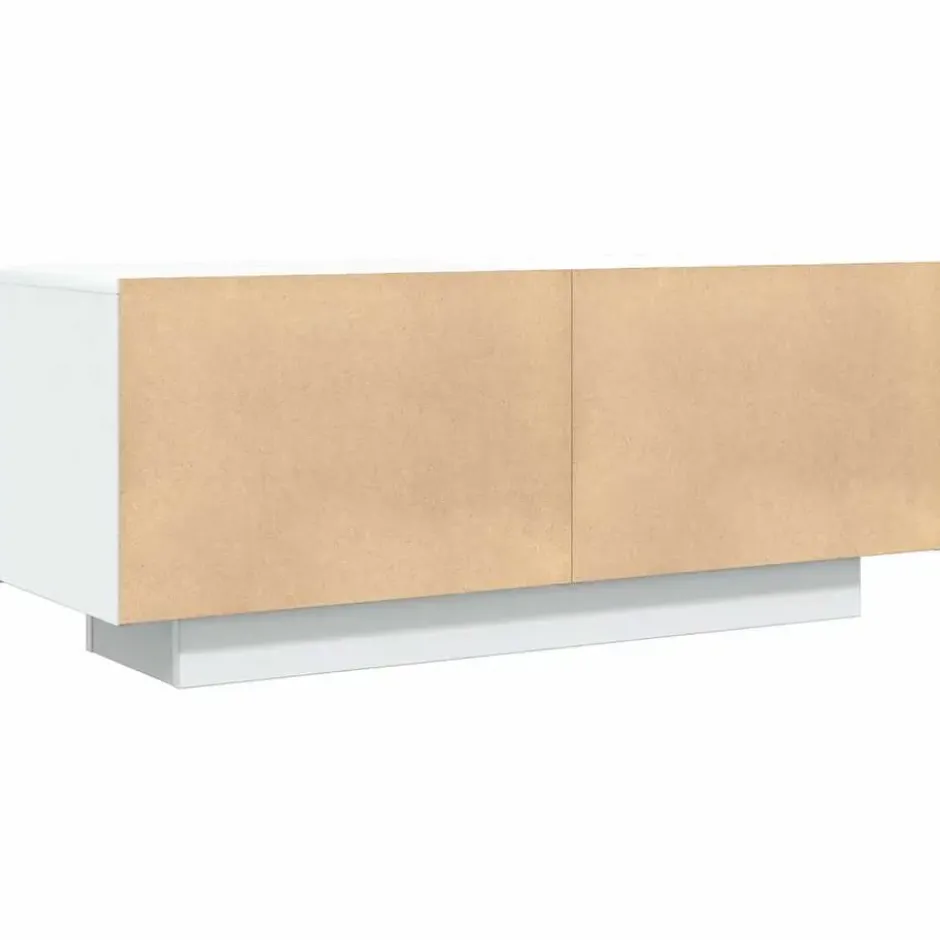 vidaXL - Tv-kast - Wit - Bewerkt hout