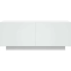 vidaXL - Tv-kast - Wit - Bewerkt hout