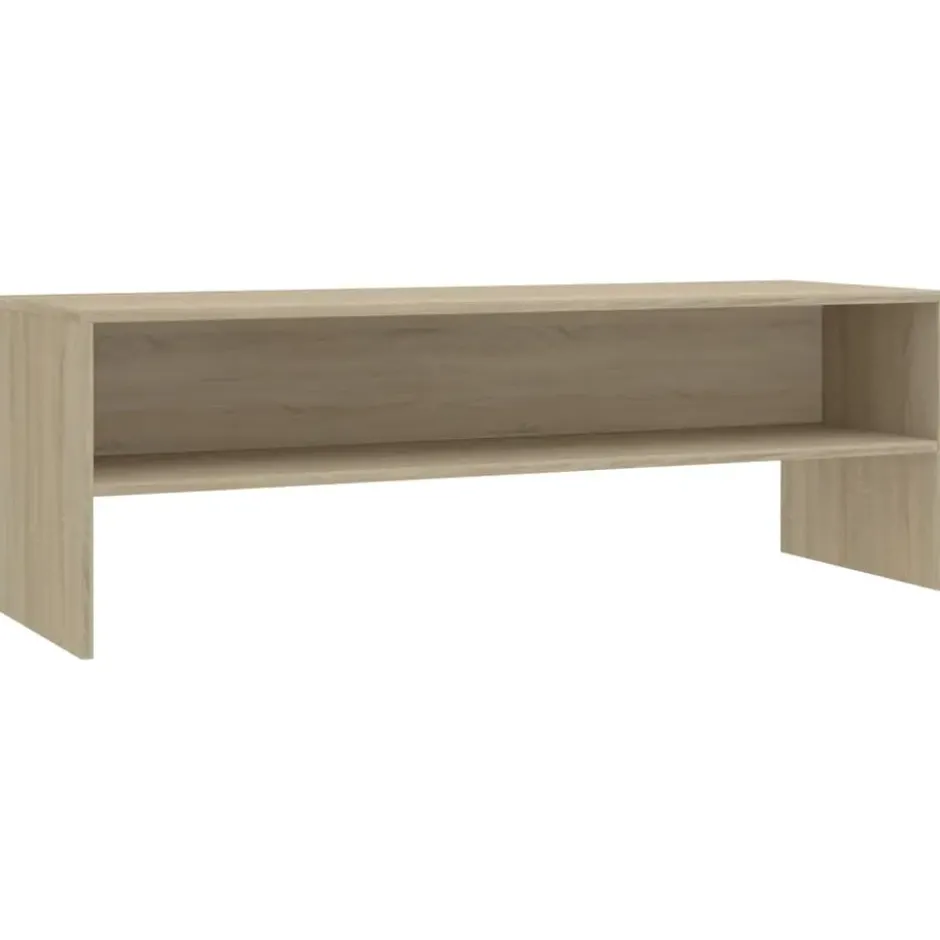 vidaXL - Tv-meubel - Bruin - Bewerkt hout