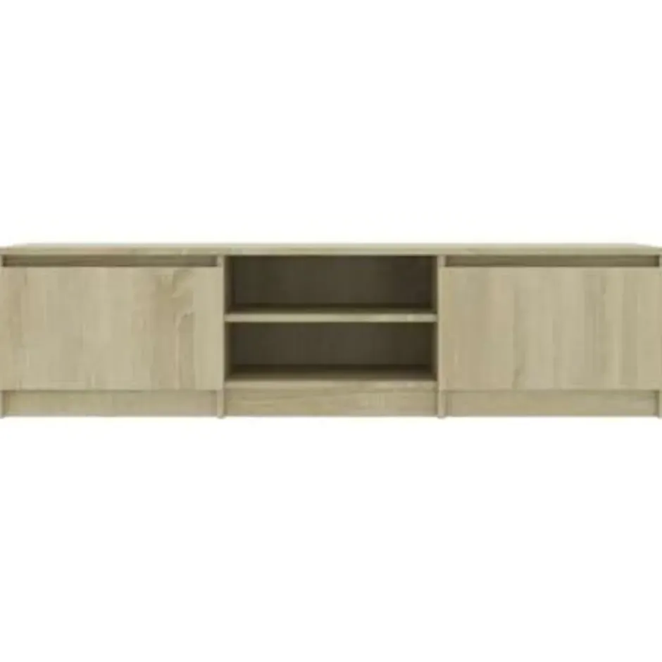 vidaXL - Tv-meubel - Bruin - Bewerkt hout