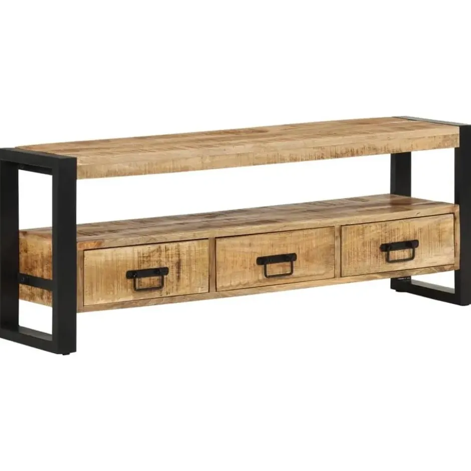 vidaXL - Tv-meubel - Bruin - Hout