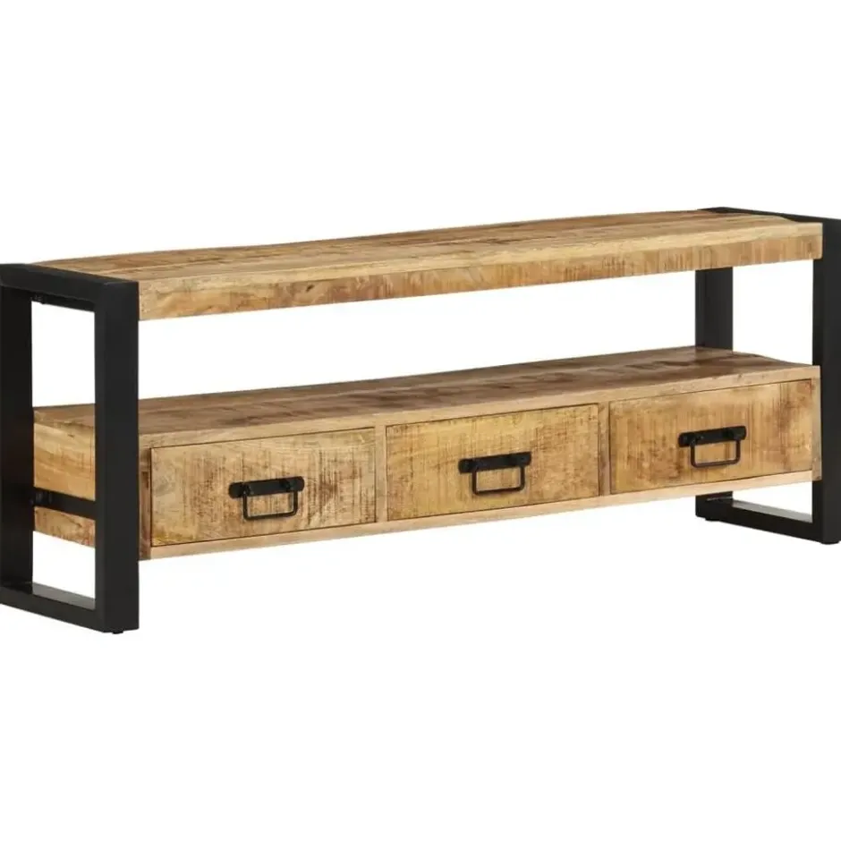 vidaXL - Tv-meubel - Bruin - Hout
