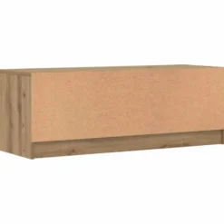 vidaXL - TV-meubel met 3 deuren - Artisanaal eiken - 102x35x36.5 cm