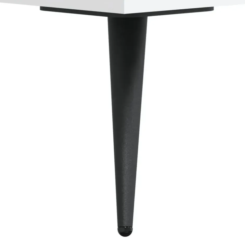 vidaXL - TV-meubel met 3 deuren en 3 vakken - Wit - Hout - 150x30x44.5 cm