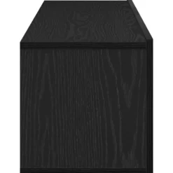 vidaXL - TV-meubel met 2 deuren - Zwart eiken - Hout - 100x30x30 cm - 2 stuks