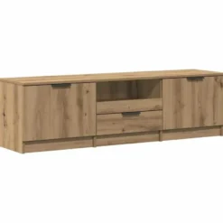 vidaXL - TV-meubel met 1 lade en 2 deuren - Artisanaal eiken - 140x35x40 cm