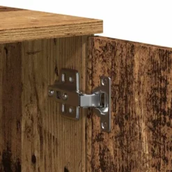 vidaXL - TV-meubel met 1 lade en 2 deuren - Oud hout - 140x35x40 cm