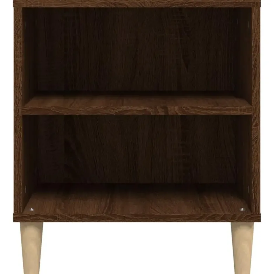 vidaXL - TV-meubel met 2 lades - Bruin eiken - Hout - 102x44.5x50 cm