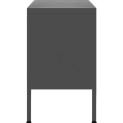 vidaXL - Tv-meubelset - Antraciet - Staal