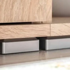 vidaXL - Tv-wandmeubel - Bruin - Bewerkt hout