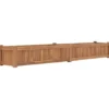 vidaXL - Verhoogde Plantenbak - Bruin - Hout - 200 x 30 x 25 cm