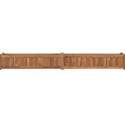 vidaXL - Verhoogde Plantenbak - Bruin - Hout - 200 x 30 x 25 cm