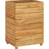 vidaXL - Verhoogde Plantenbak - Bruin - Teakhout - 50 x 40 x 72 cm