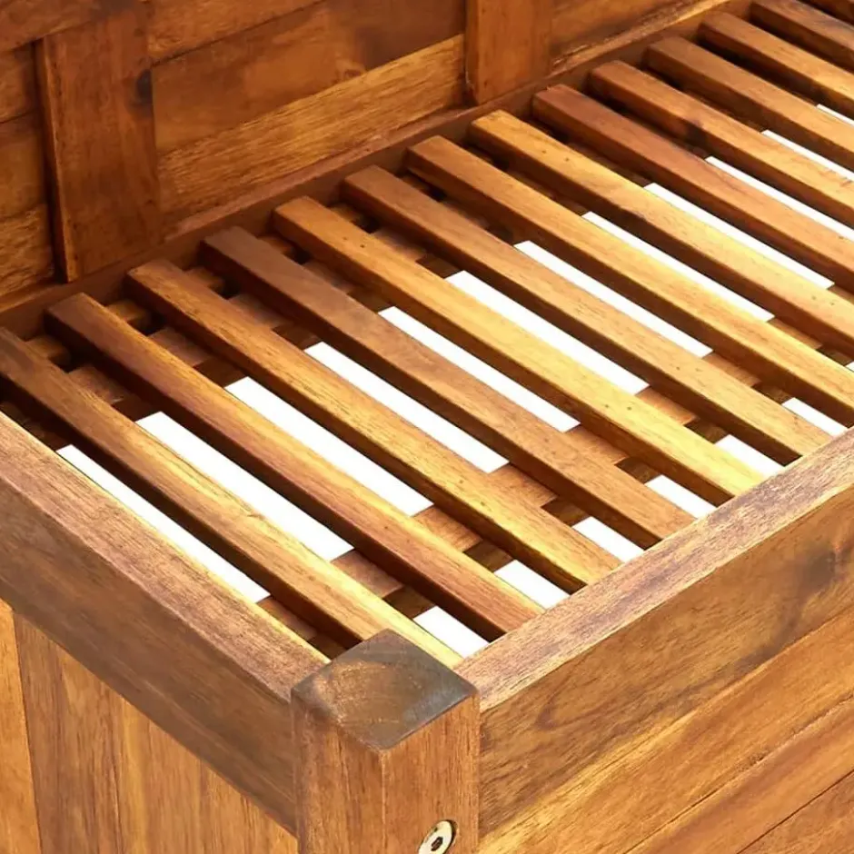 vidaXL - Verhoogde Plantenbak - Bruin - Hout - 200 x 50 x 25 cm