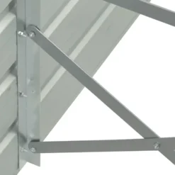 vidaXL - Verhoogde Tuinbak - Antraciet - Staal