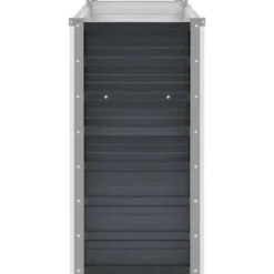 vidaXL - Verhoogde Tuinbak - Antraciet - Staal