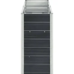 vidaXL - Verhoogde Tuinbak - Antraciet - Staal