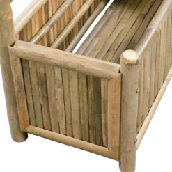 vidaXL - Verhoogde Tuinbak - Bruin - Bamboe - 70 cm