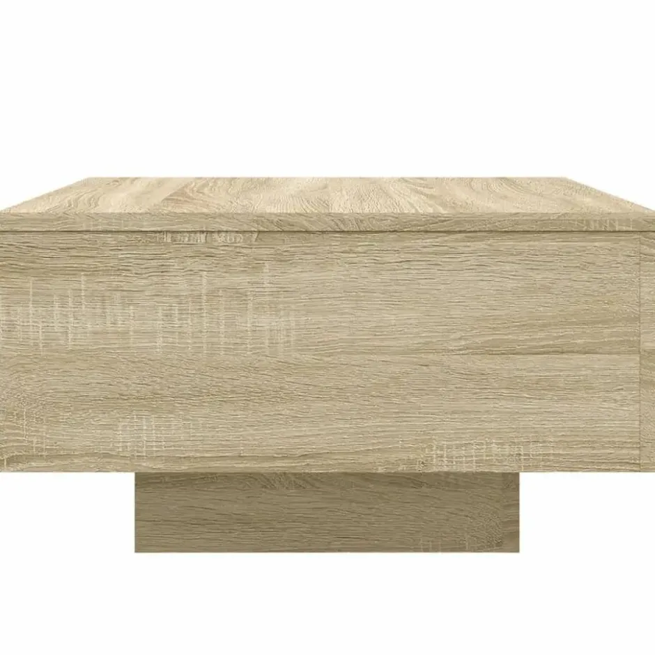vidaXL - Vierkante salontafel - Sonoma eiken - Bewerkt hout - 55x55x31 cm