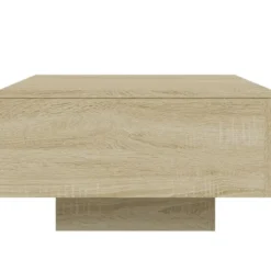 vidaXL - Vierkante salontafel - Sonoma eiken - Bewerkt hout - 55x55x31 cm