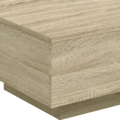 vidaXL - Vierkante salontafel - Sonoma eiken - Bewerkt hout - 55x55x31 cm