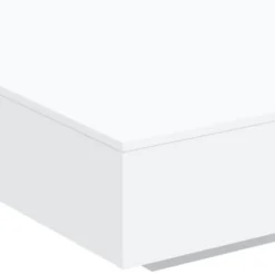 vidaXL - Vierkante salontafel - Wit - Bewerkt hout - 100x100x31 cm