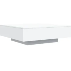 vidaXL - Vierkante salontafel - Wit - Bewerkt hout - 100x100x31 cm