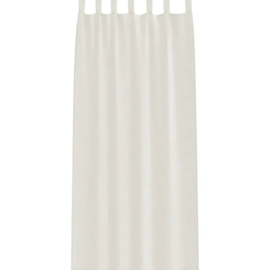 vidaXL Vitrages met lussen - Crème - Polyester - 140x245 cm - Set van 2
