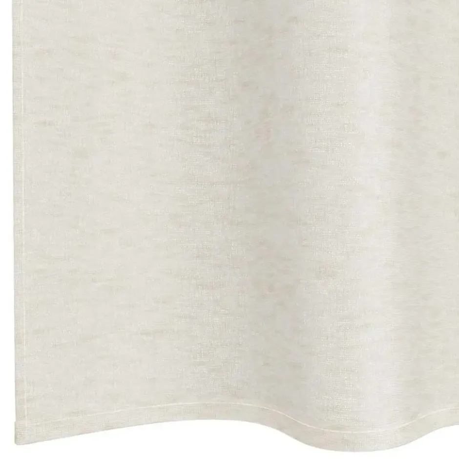 vidaXL Vitrages met ringen - Crème - Polyester - 140x225 cm - Set van 2