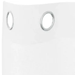 vidaXL Vitrages met ringen - Wit - Polyester - 140x225 cm - Set van 2