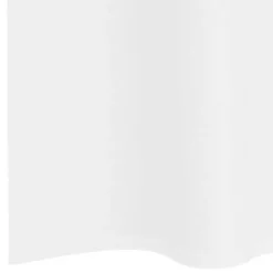 vidaXL Vitrages met ringen - Wit - Polyester - 140x225 cm - Set van 2