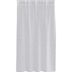 vidaXL Vitrages voor woonkamer - Lichtgrijs - Polyester - 140x140 cm - Set van 2