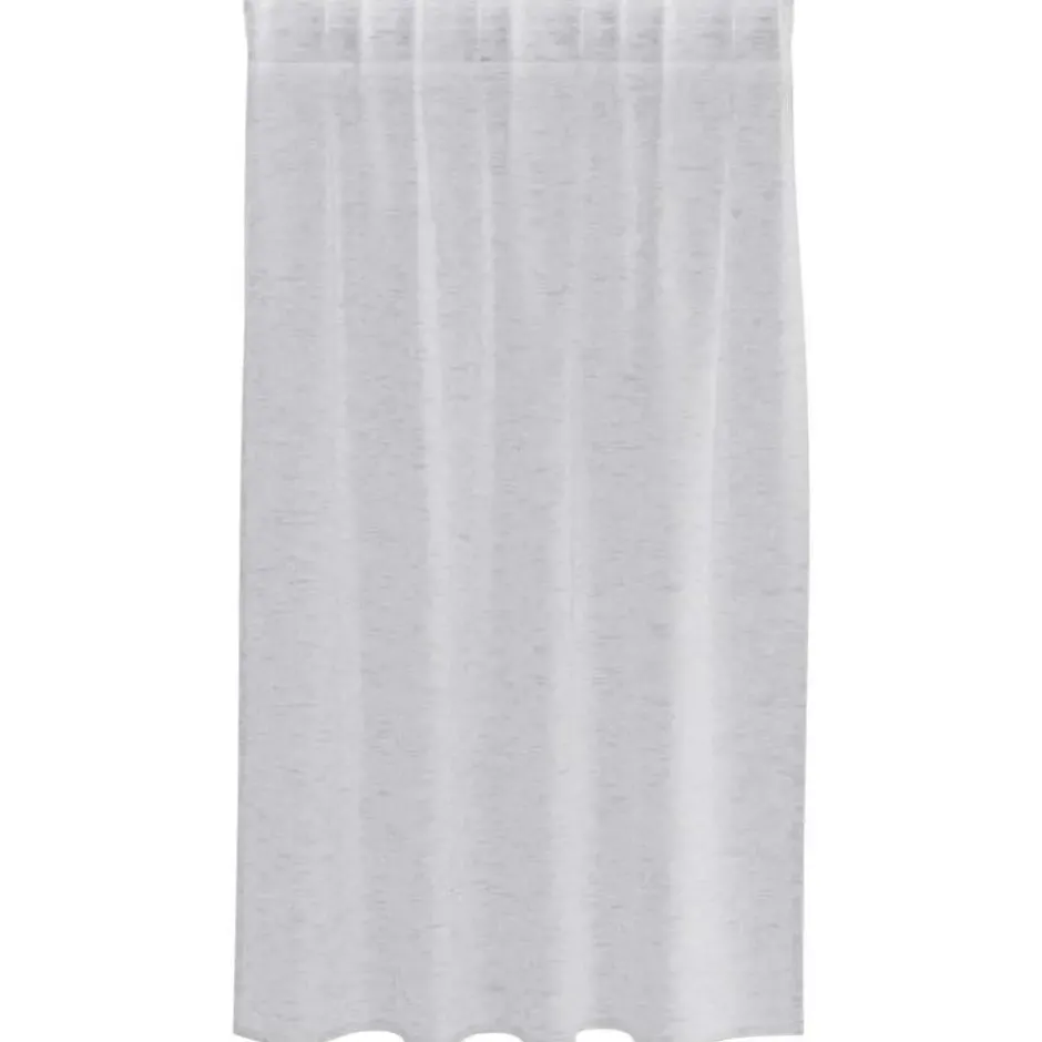 vidaXL Vitrages voor woonkamer - Lichtgrijs - Polyester - 140x140 cm - Set van 2