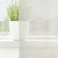 vidaXL Vitrages voor woonkamer - Crème - Polyester - 140x175 cm - Set van 2