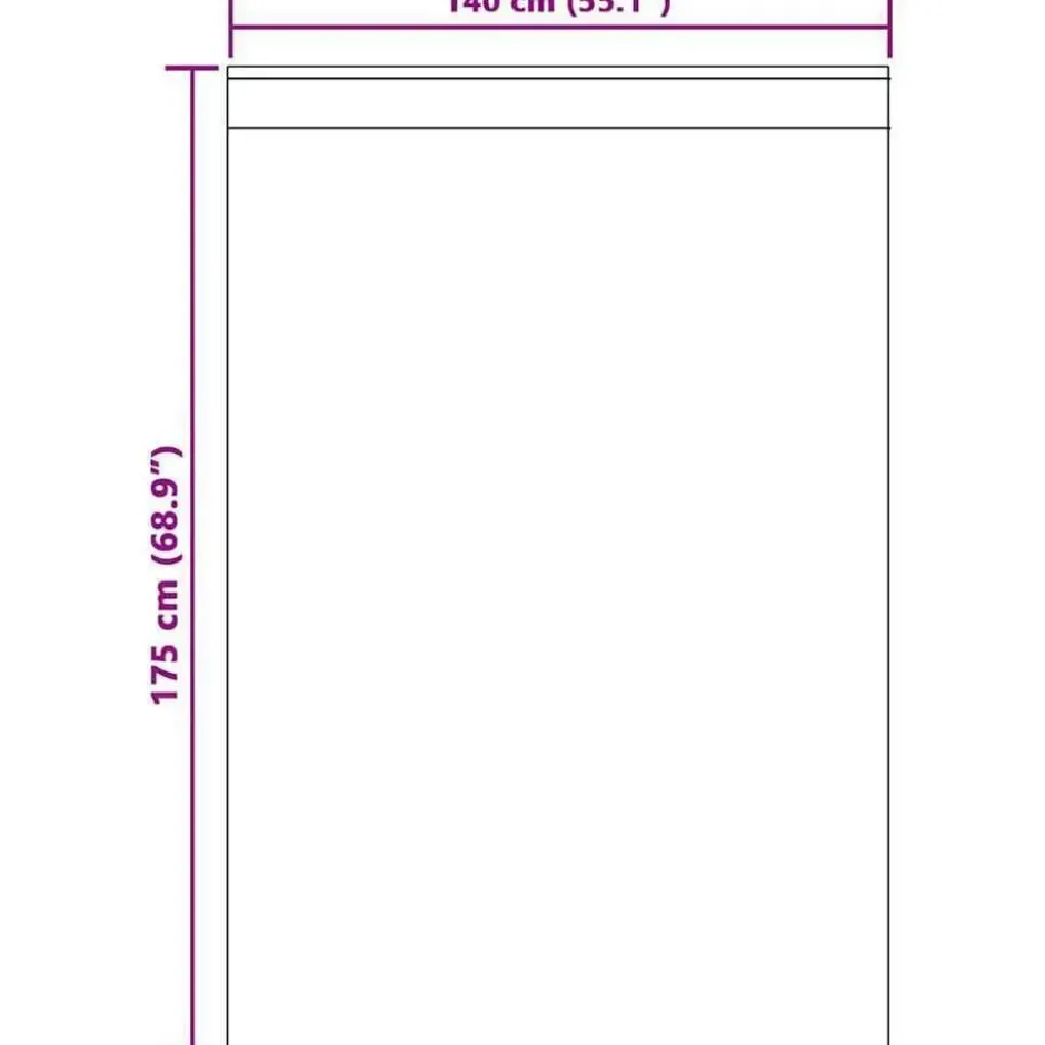 vidaXL Vitrages voor woonkamer - Zand - Polyester - 140x175 cm - Set van 2
