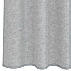 vidaXL Vitrages voor woonkamer - Donkergrijs Polyester - 140x140 cm - Set van 2