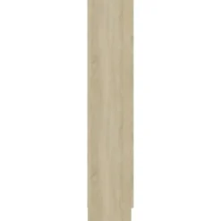 vidaXL - Vitrinekast - Bruin - Bewerkt hout