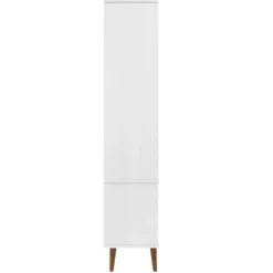 vidaXL - Vitrine - Wit - Grenenhout