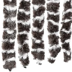 vidaXL - Vliegengordijn voor camperdeur - Beige en bruin - Chenille - 56x200 cm