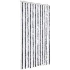 vidaXL - Vliegengordijn voor terrasdeur 90 strengen Bruin - Bamboe - 90x220 cm