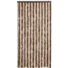 vidaXL - Vliegengordijn voor terrasdeur Beige, lichtbruin Chenille - 100x230 cm