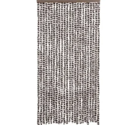 vidaXL - Vliegengordijn voor terrasdeur 100 strengen Bruin - Bamboe - 100x220 cm